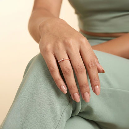Rose Gold Zorielle Ring (Size 12)