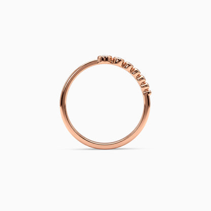 Rose Gold Starlit Ring (Size 12)