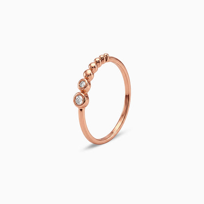 Rose Gold Starlit Ring (Size 12)