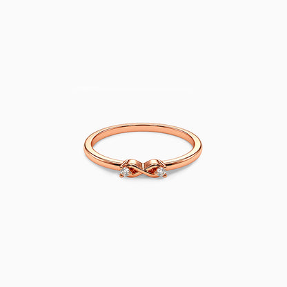 Rose Gold Infinitely Yours Ring (Size 12)