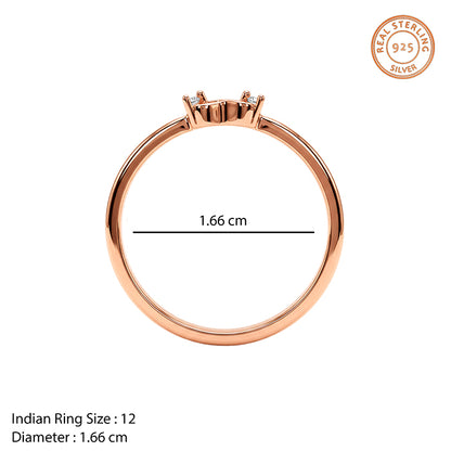 Rose Gold Infinitely Yours Ring (Size 12)