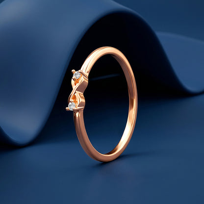 Rose Gold Infinitely Yours Ring (Size 12)