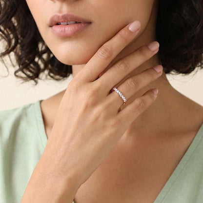 Rose Gold Marquise Tiara Ring (Size 12)