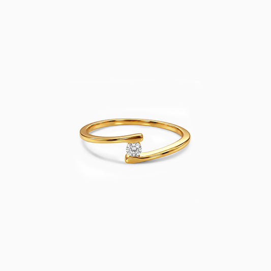 Golden Twist Tension Ring (Size 12)