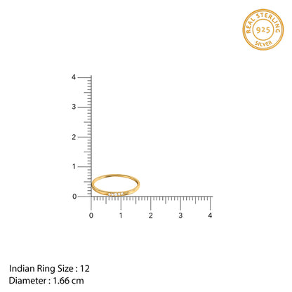 Golden Orvienne Ring (Size 12)