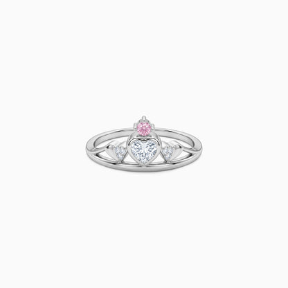 Silver Claddagh Ring (Size 12)