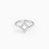 Silver Lattice Glow Ring (Size 12)