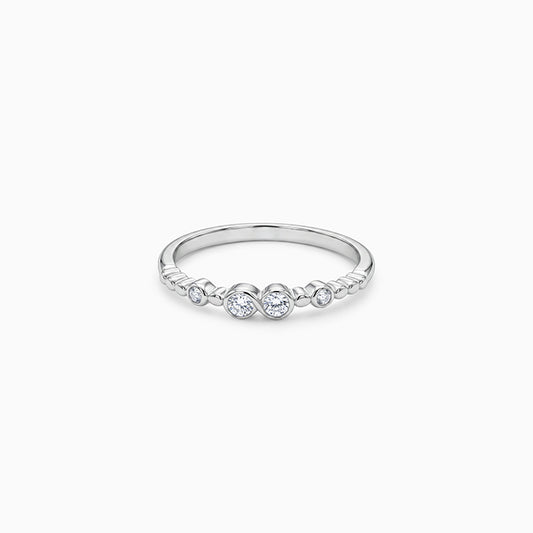 Silver Perfect Loop Ring (Size 12)
