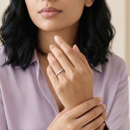 Silver Perfect Loop Ring (Size 12)