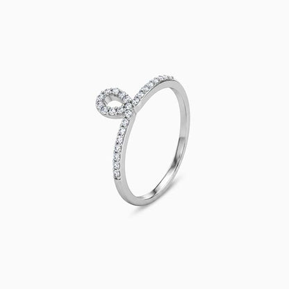 Silver Loop Ring (Size 12)