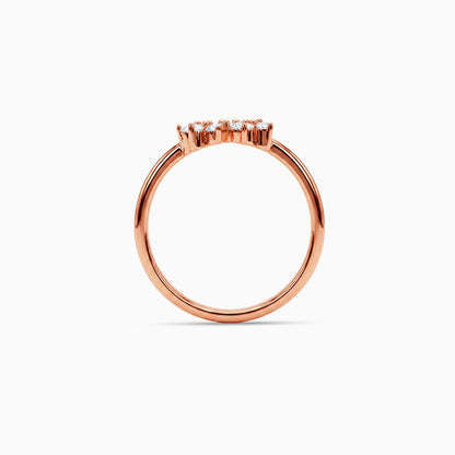 Rose Gold Trio Blossom Ring (Size 12)