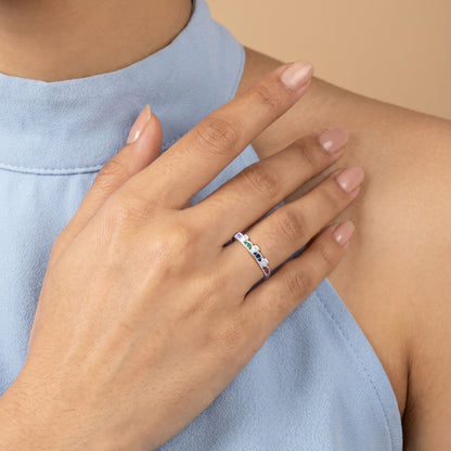 Silver Coralia Ring (Size 12)