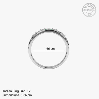 Silver Coralia Ring (Size 12)