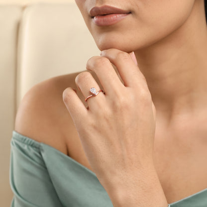 Rose Gold Zyrelle Ring (Size 12)