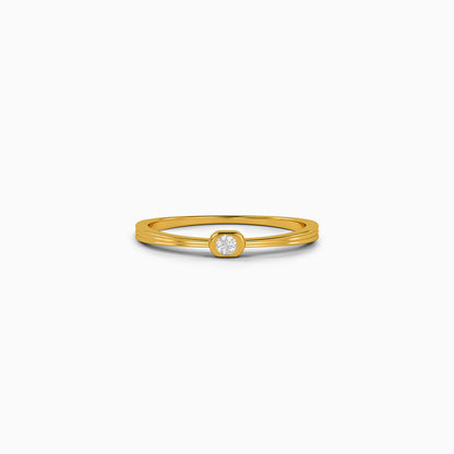 Golden Nova Bezel Ring (Size 12)