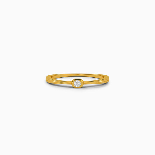 Golden Nova Bezel Ring (Size 12)