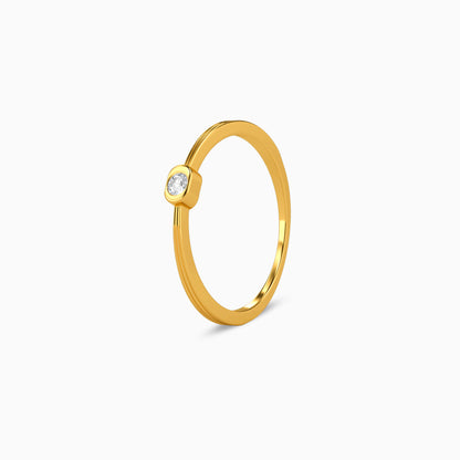Golden Nova Bezel Ring (Size 12)