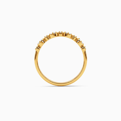 Golden Dainty Sparkle Ring (Size 12)