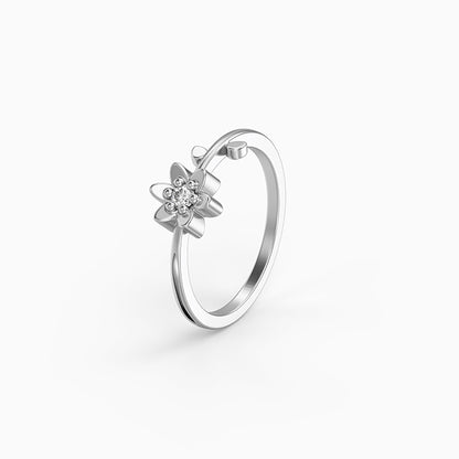 Silver Florayne Ring (Size 12)