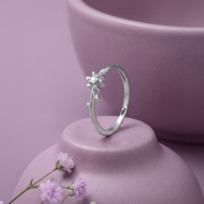 Silver Florayne Ring