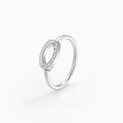 Silver Zerelle Ring (Size 12)