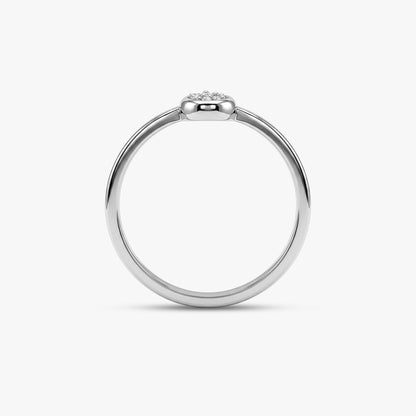 Silver Freya Teardrop Ring (Size 12)