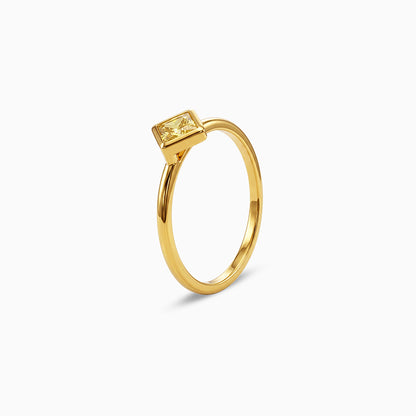 Golden Aura Frame Ring (Size 12)