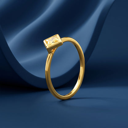 Golden Aura Frame Ring (Size 12)