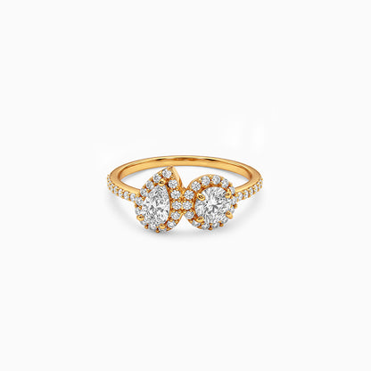 Golden Pear Perfection Ring (Size 12)