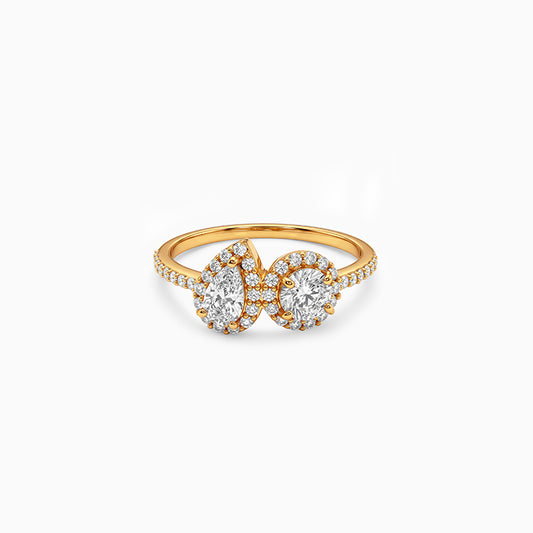 Golden Pear Perfection Ring (Size 12)