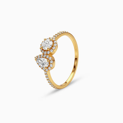 Golden Pear Perfection Ring (Size 12)