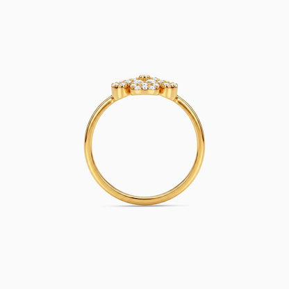 Golden Fleur Radiance Ring (Size 12)