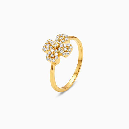 Golden Fleur Radiance Ring (Size 12)