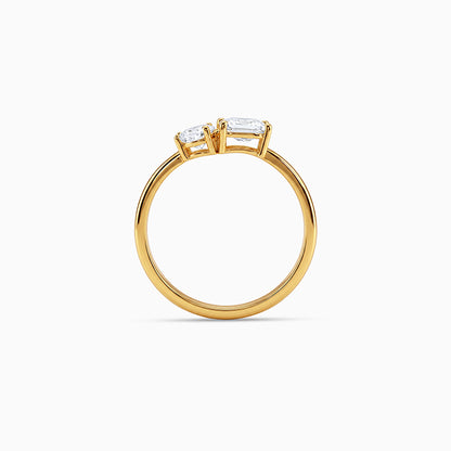Golden Toi et Moi Ring (Size 12)