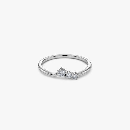Silver Georgina Ring (Size 12)