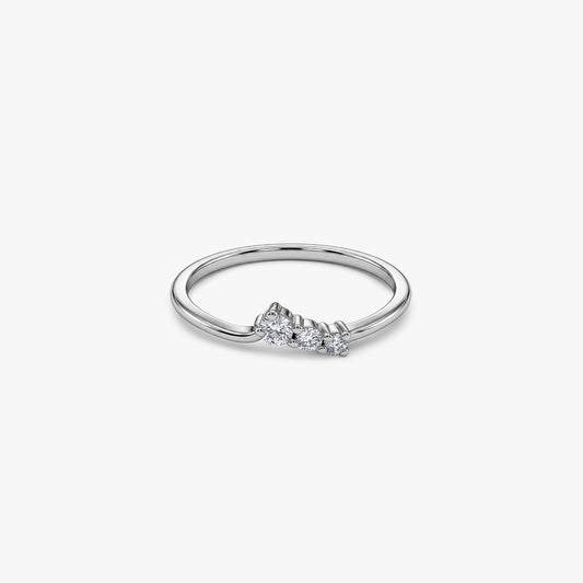 Silver Georgina Ring (Size 12)