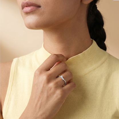 Silver Georgina Ring (Size 12)