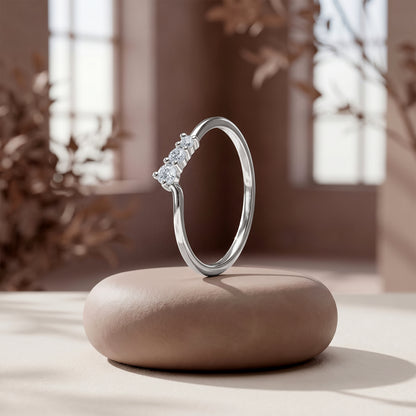 Silver Georgina Ring (Size 12)