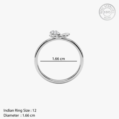 Silver Jessamine Ring (Size 12)