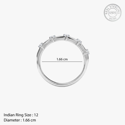 Silver Lavinia Ring (Size 12)