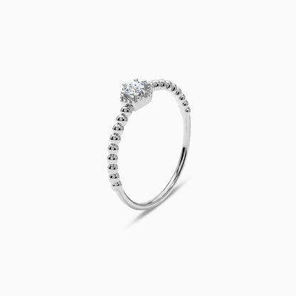 Silver Shinny Bubble Ring (Size 12)