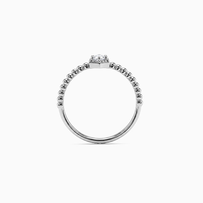Silver Shinny Bubble Ring (Size 12)