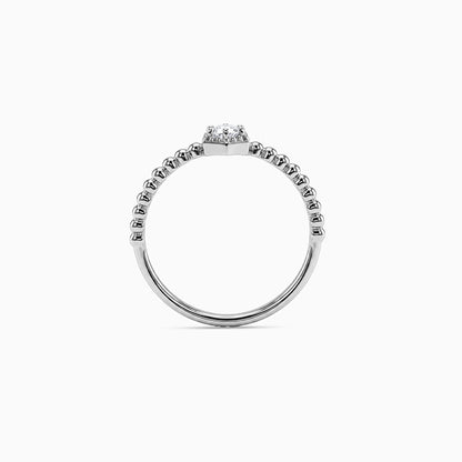 Silver Shinny Bubble Ring (Size 12)