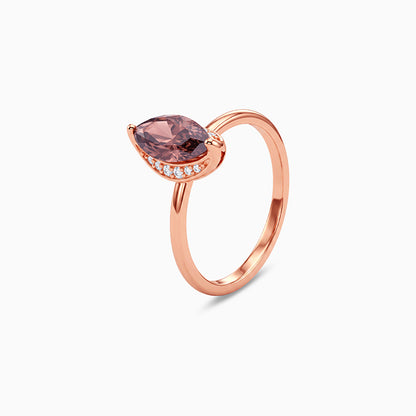 Rose Gold Marquise Grace Ring (Size 12)