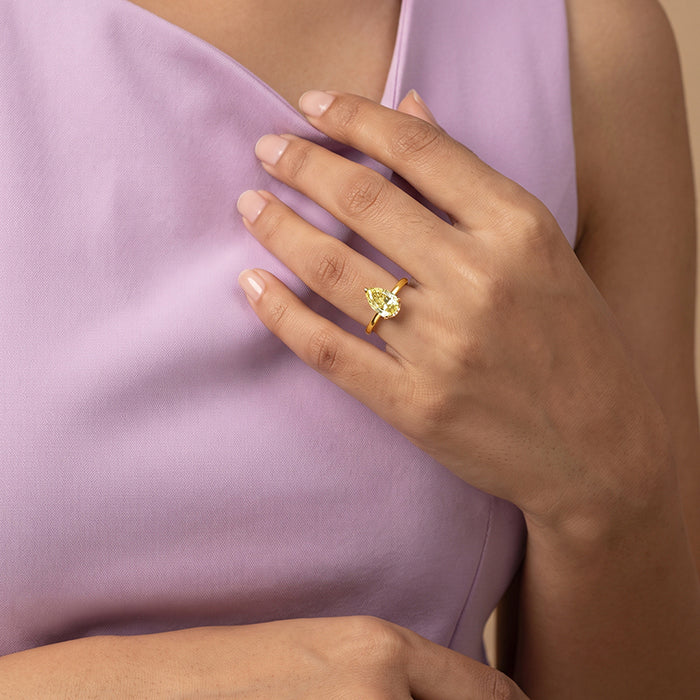 Golden Citrine Glow Ring (Size 12)