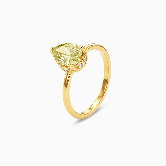 Golden Citrine Glow Ring (Size 12)