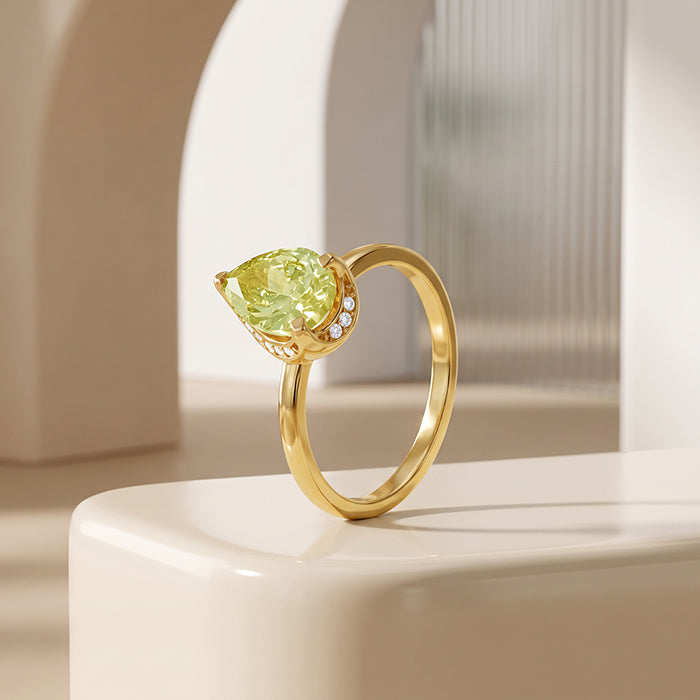 Golden Citrine Glow Ring (Size 12)