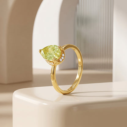 Golden Citrine Glow Ring (Size 12)