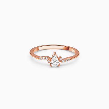 Rose Gold Norse Ring (Size 12)