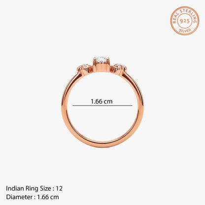 Rose Gold Circe Ring (Size 12)